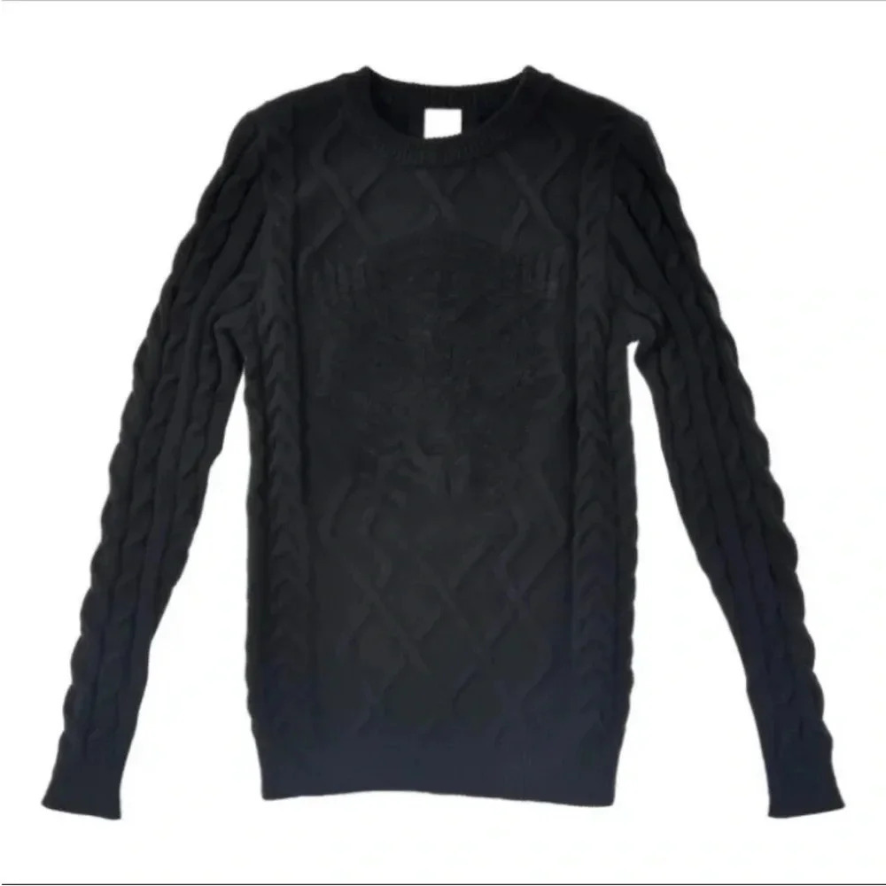 Disney Parks x Marvel Avengers Black Panther Cable Knit Sweater | Size S - Picture 4 of 9